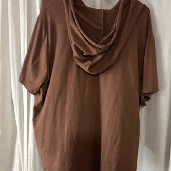 Brown Hooded Women's Top - Picture 2 of 3